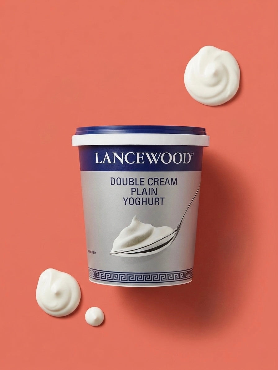 Lancewood double cream plain yogurt (1kg)