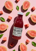Pink guava juice