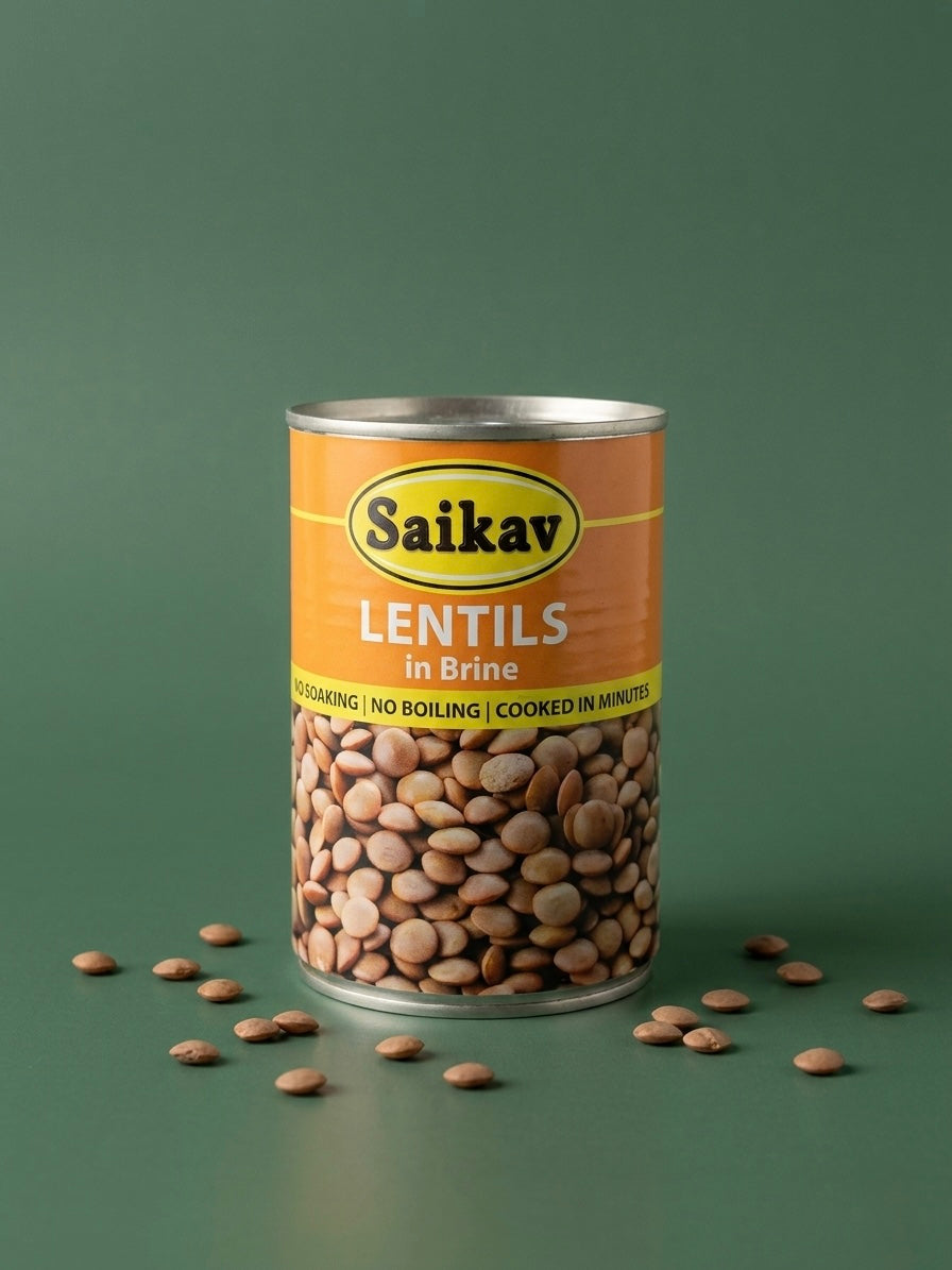 Saikav lentils in brine (400g)