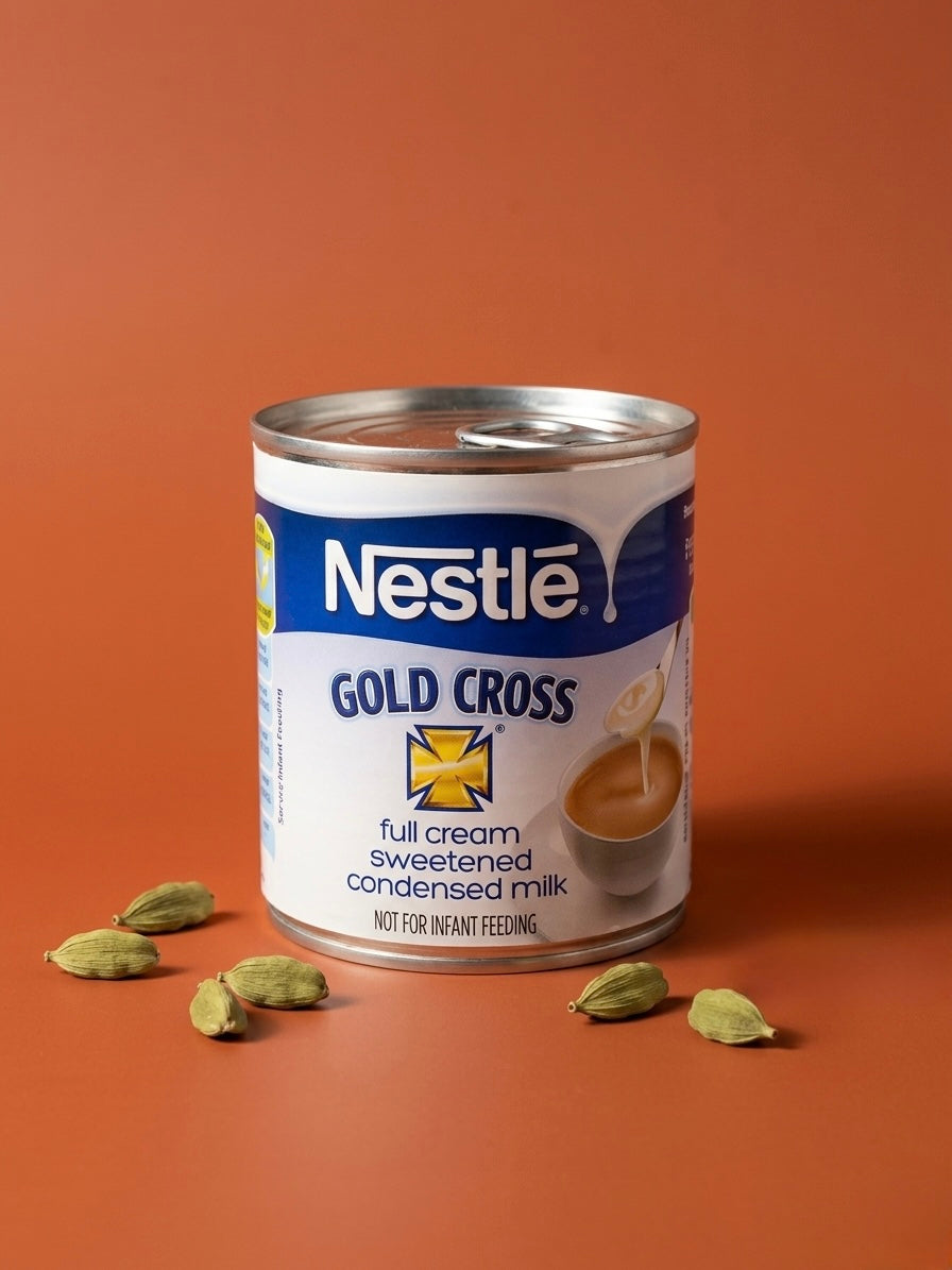 Nestle gold cross full cream sweetened condensed milk (385g)