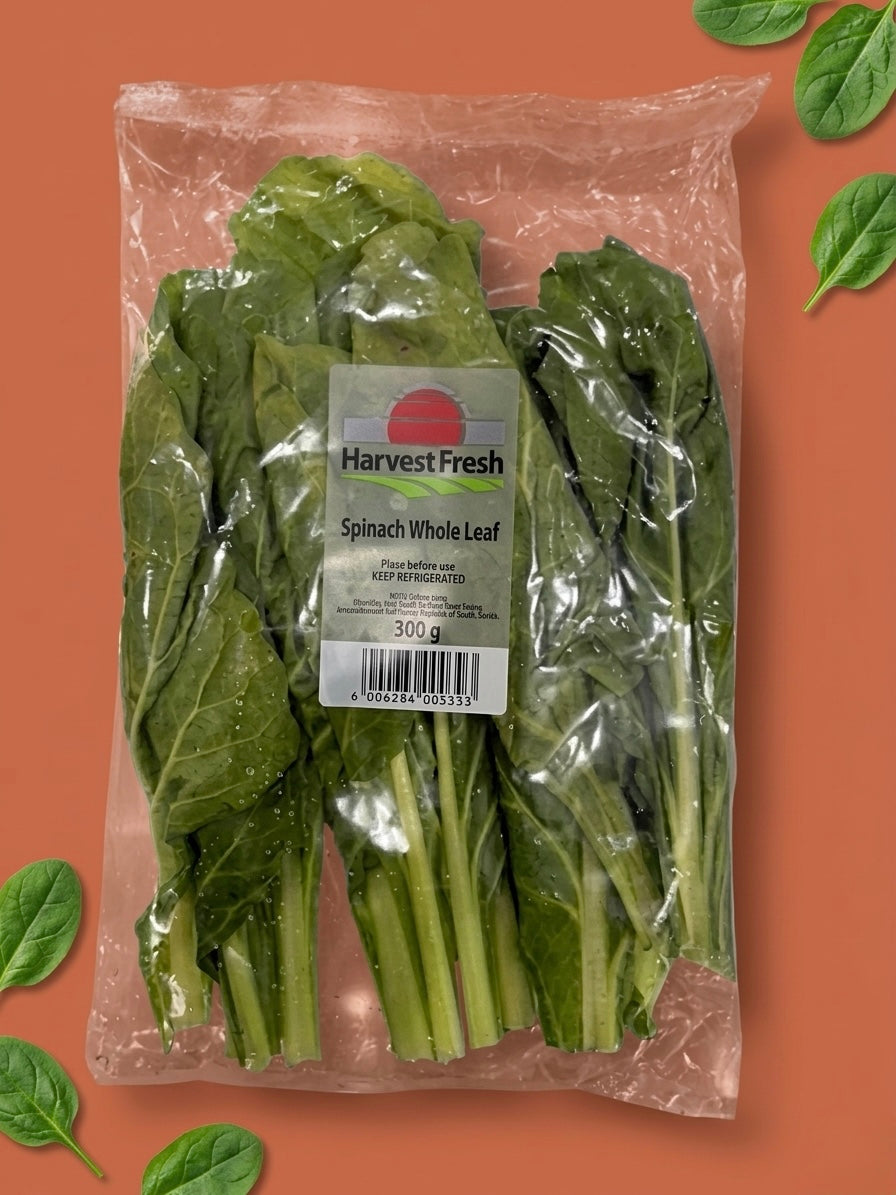 Harvestfresh Spinach whole leaf (300g)