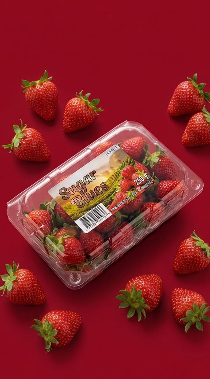 Sugar blues strawberry (250g)