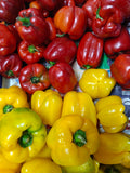 Red and yellow pepper
