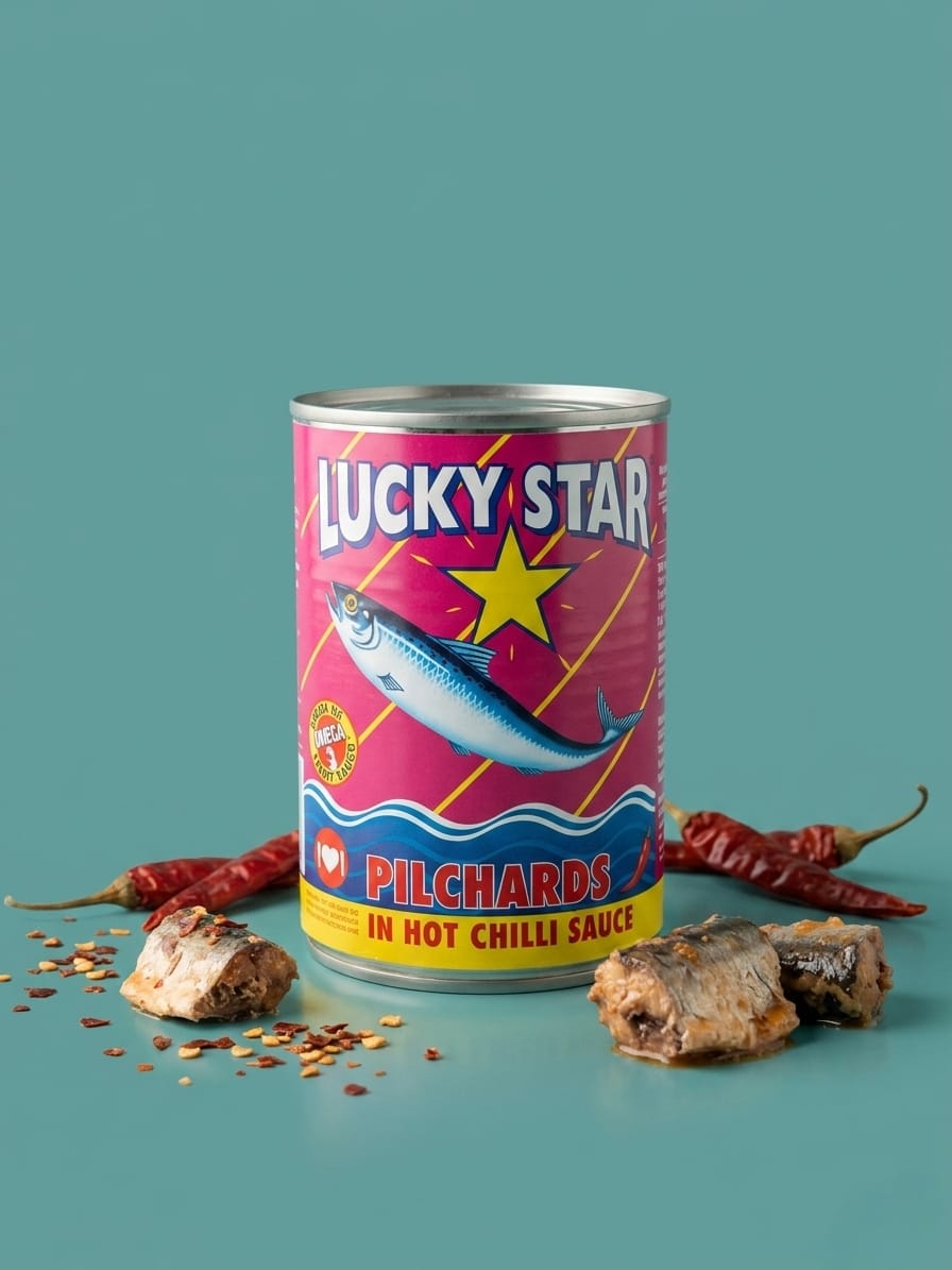 Lucky star pilchards in hot sauce (400g)