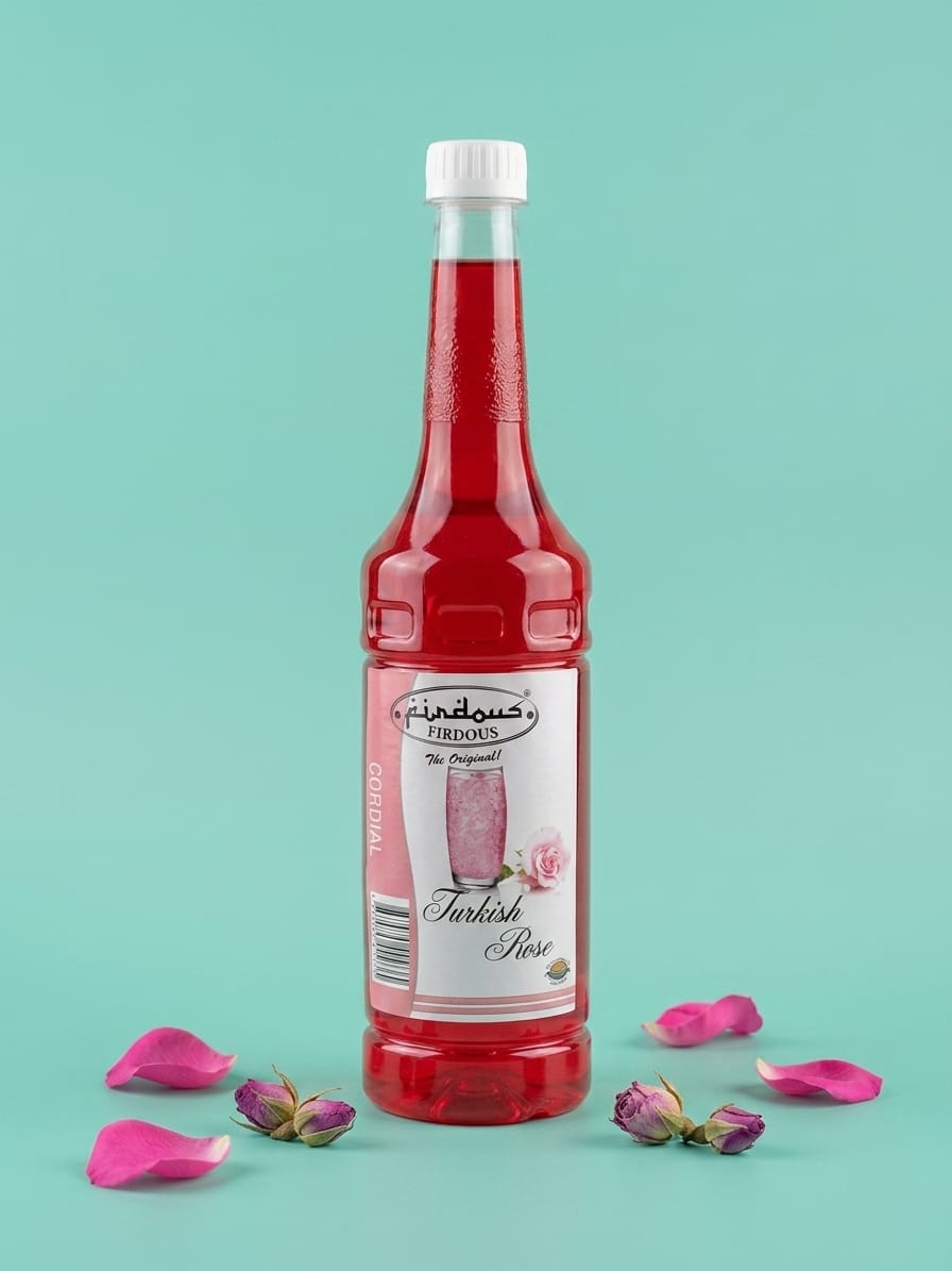Firdous Turkish rose cordial (750ml)