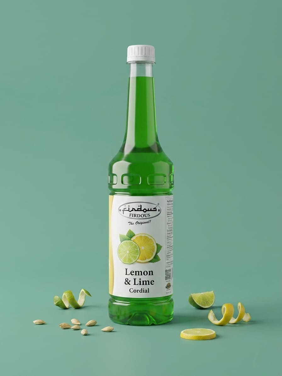 Firdous lemon & lime cordial (740ml)